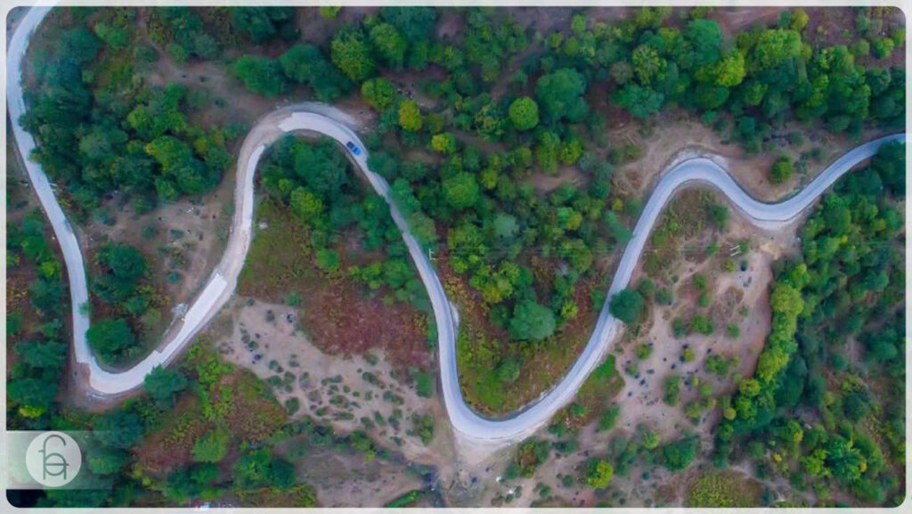 جاده‌ی روستای فیلبند