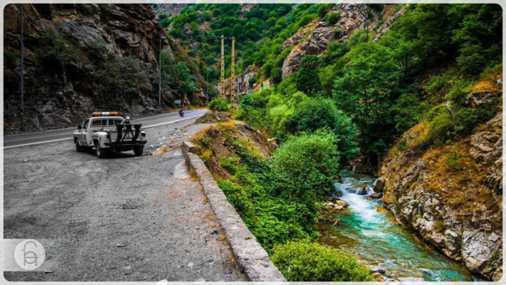 عبور از جاده چالوس در سفر به مازندران